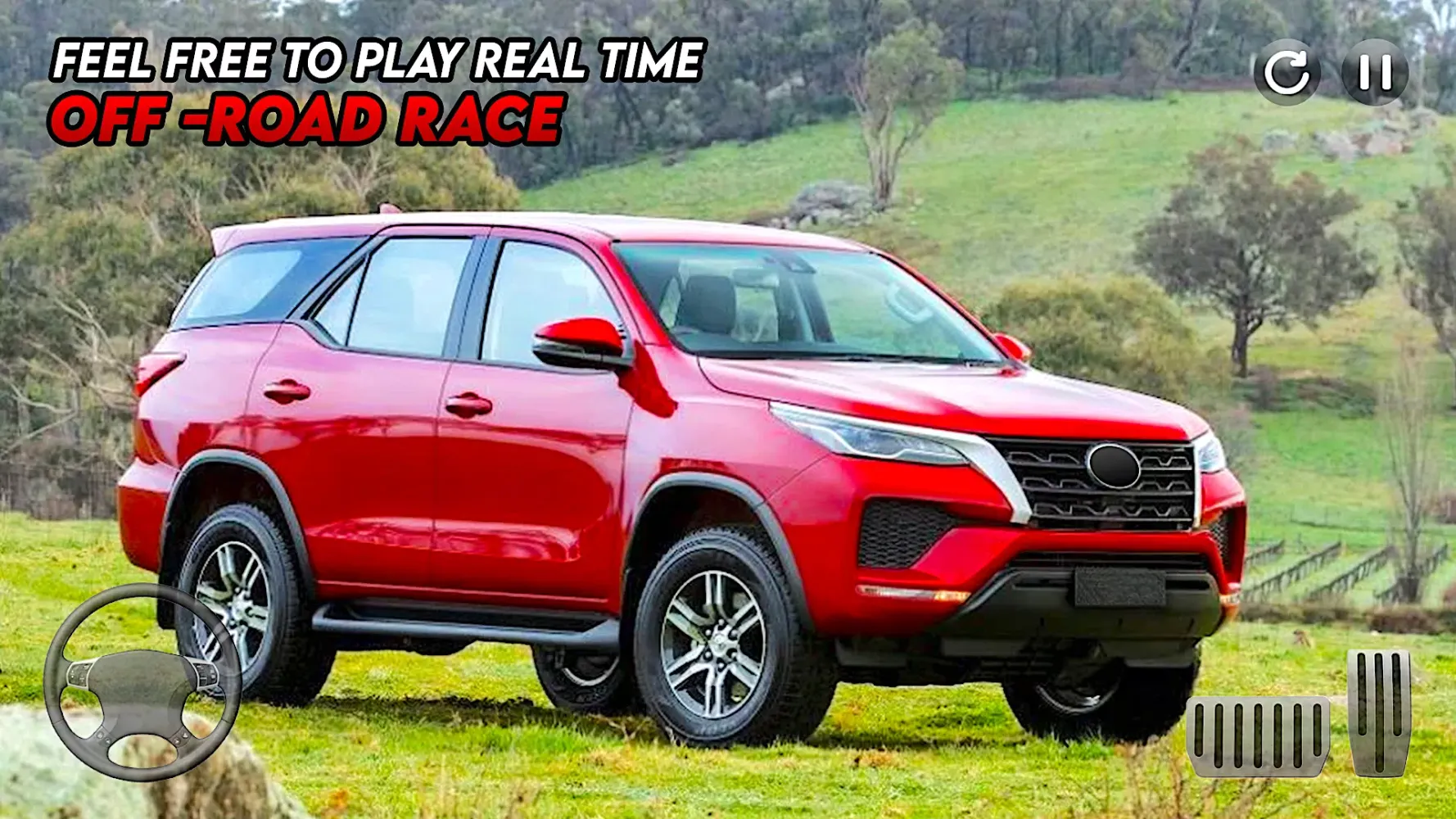 Fortuner Car Simulator Game 3D Screenshots