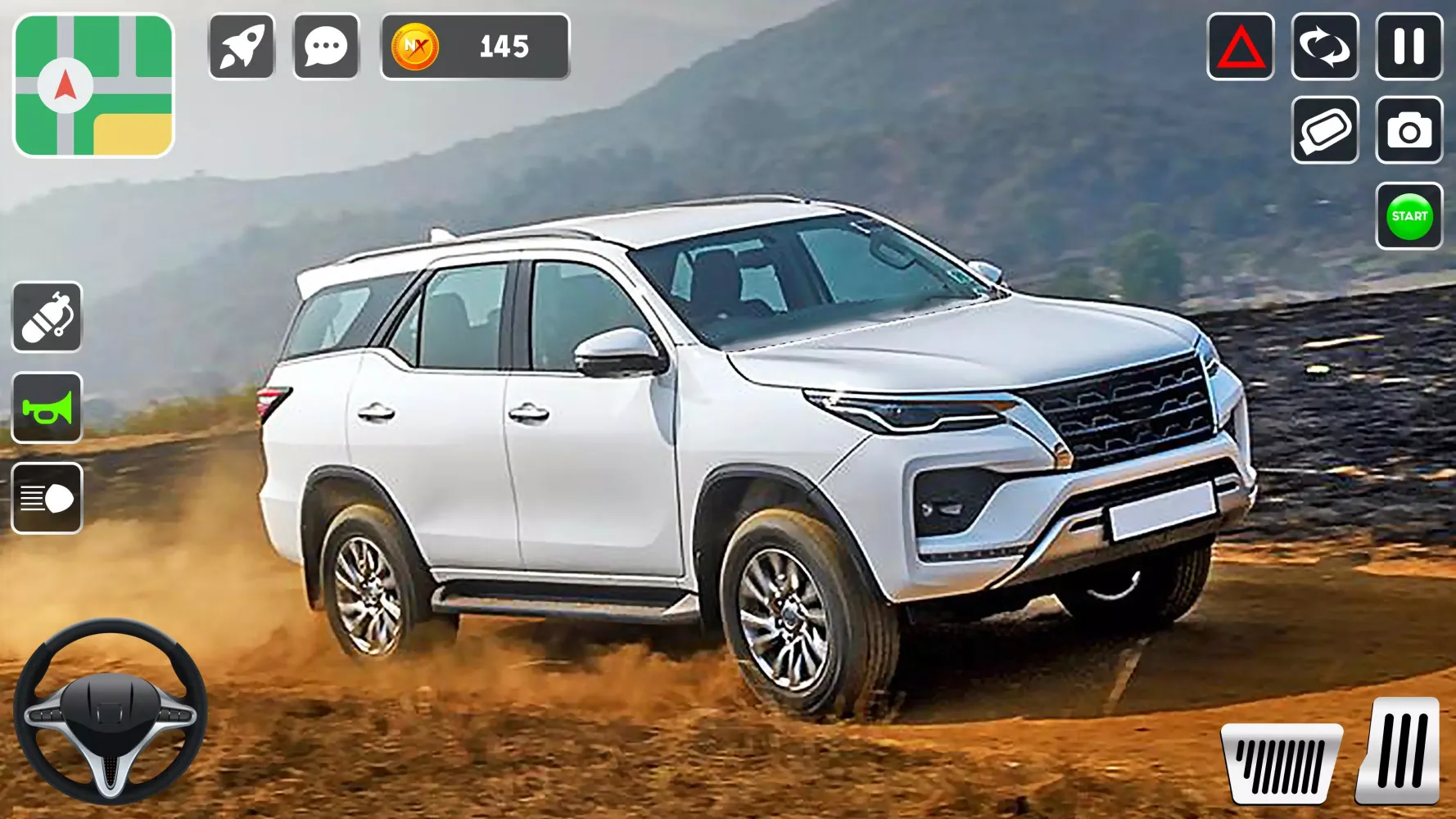 Fortuner Car Simulator Game 3D Screenshots