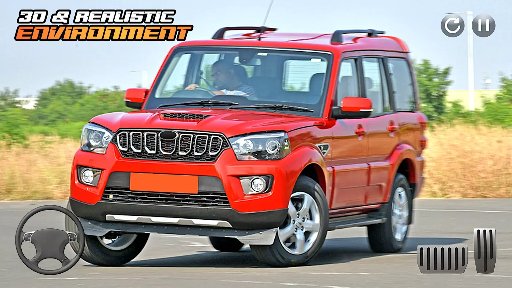 Indian Car Games 3D Scorpio应用截图