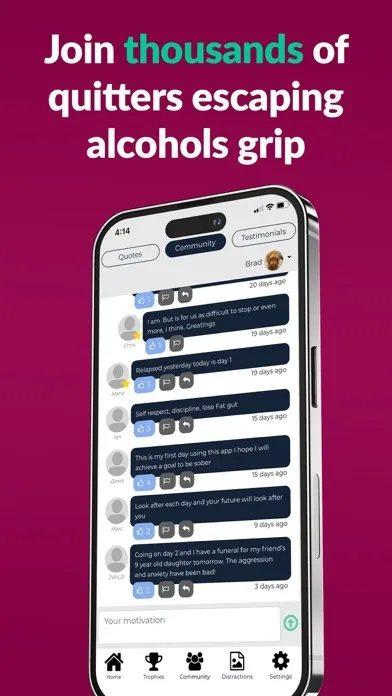 Stop Drinking Alcohol – Quit! 스크린샷