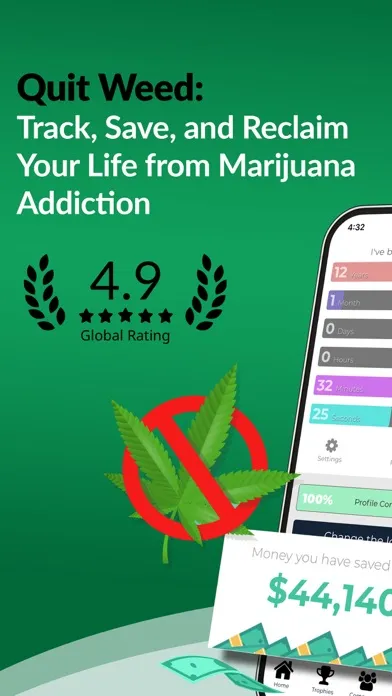 Captures d'écran de Quit Weed Marijuana Addiction