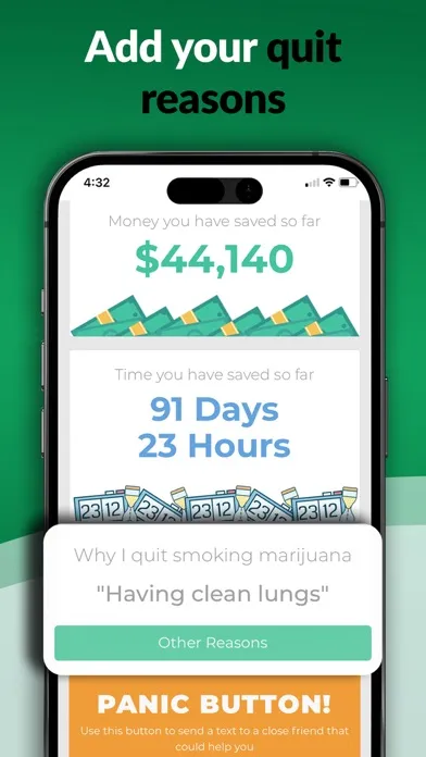 Captures d'écran de Quit Weed Marijuana Addiction