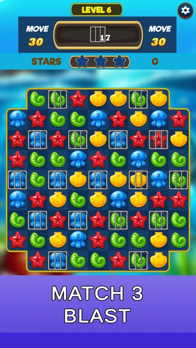 Match 3 Dive: Ocean Adventure 스크린샷