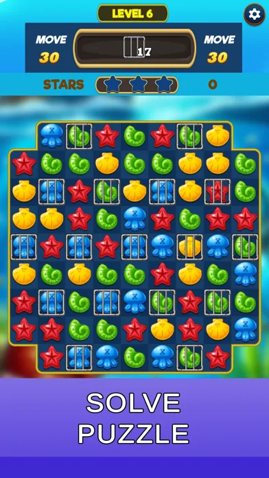 Match 3 Dive: Ocean Adventure 스크린샷