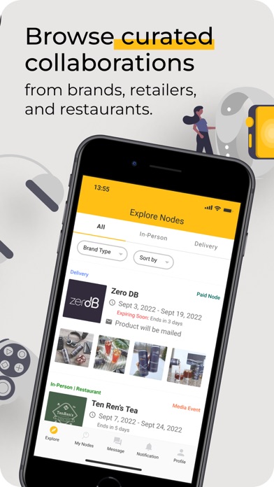 ภาพหน้าจอของ Node – Creators