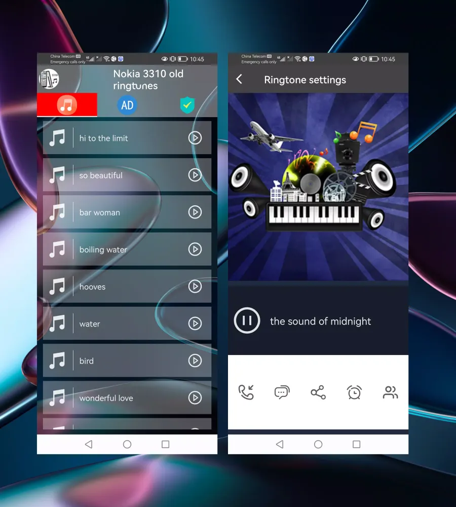 Nokia 3310 Classic Ringtones Screenshots