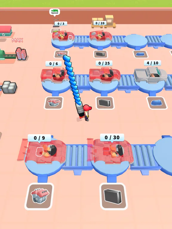 Screenshot di Car Factory Idle 3D! iPad 
