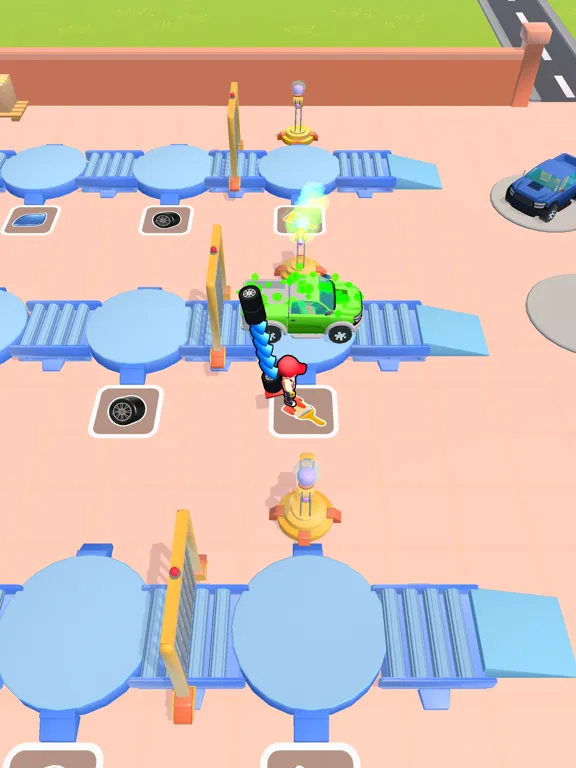 Screenshot di Car Factory Idle 3D! iPad 