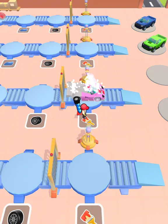 Screenshot di Car Factory Idle 3D! iPad 