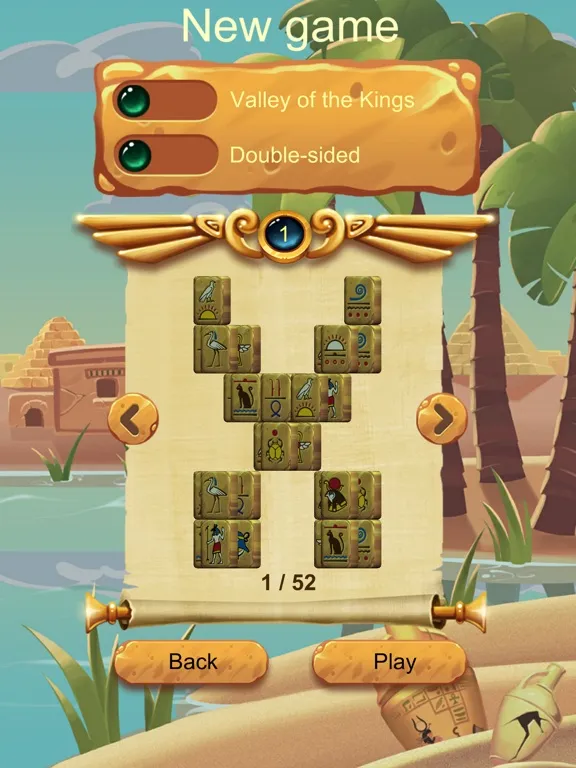 صور Doubleside Mahjong Cleopatra iPad 