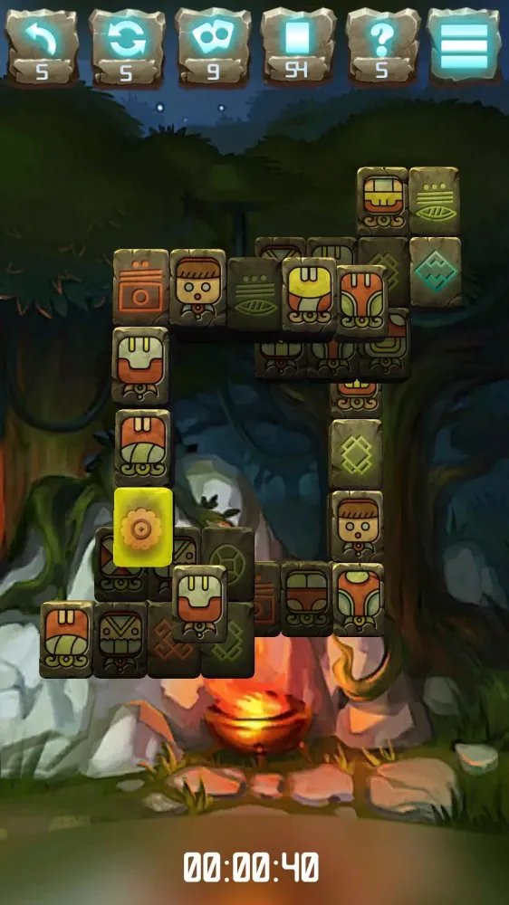 Capturas de tela do Mahjong Amazonka II