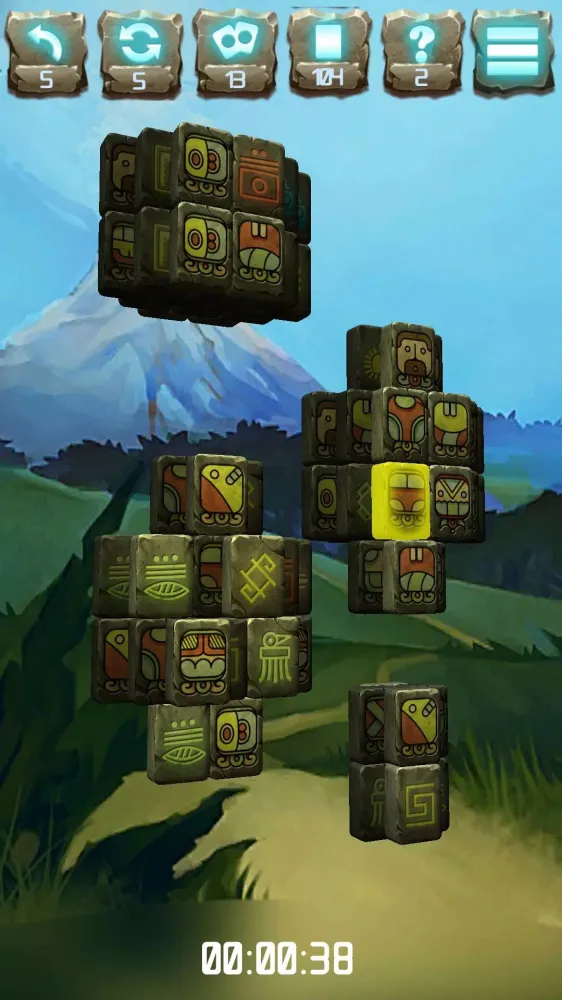 Capturas de tela do Mahjong Amazonka II