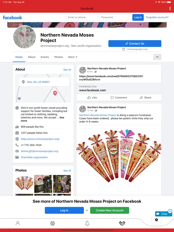 Northern Nevada Moses Project iPad  スクリーンショット