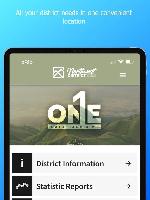 Northwest District iPad  Screenshots