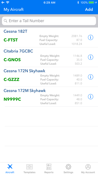 Скриншоты Aircraft Weight and Balance