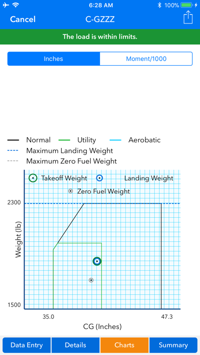 Скриншоты Aircraft Weight and Balance