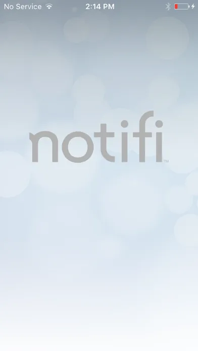 ภาพหน้าจอของ Notifi Blue
