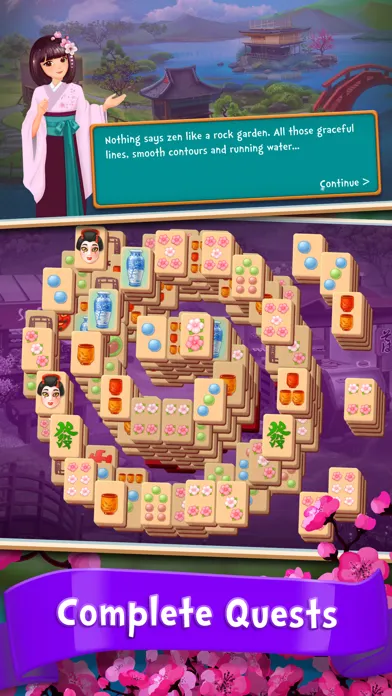 Zrzuty ekranu Mahjong Fest: Sakura Garden