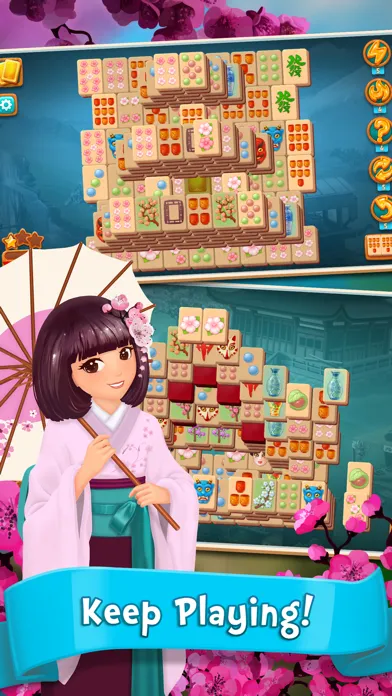 Zrzuty ekranu Mahjong Fest: Sakura Garden
