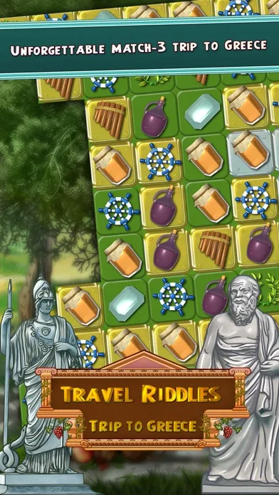 Zrzuty ekranu Travel Riddles: Trip To Greece - quest for Greek artifacts in a free matching puzzle game