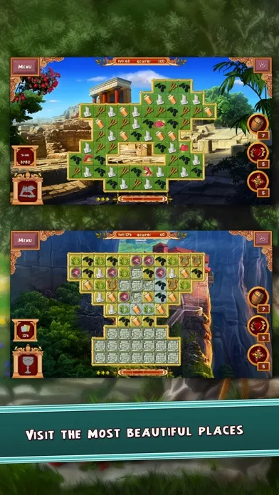 Zrzuty ekranu Travel Riddles: Trip To Greece - quest for Greek artifacts in a free matching puzzle game