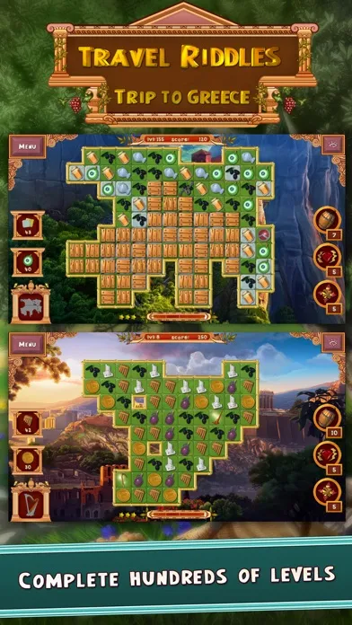 Zrzuty ekranu Travel Riddles: Trip To Greece - quest for Greek artifacts in a free matching puzzle game