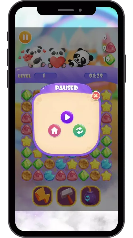 Candy Crush Panda - Jewels Pro Screenshots