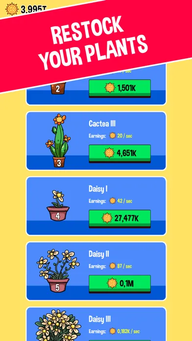 Capturas de pantalla de Kawaii Plants - Merge Tycoon