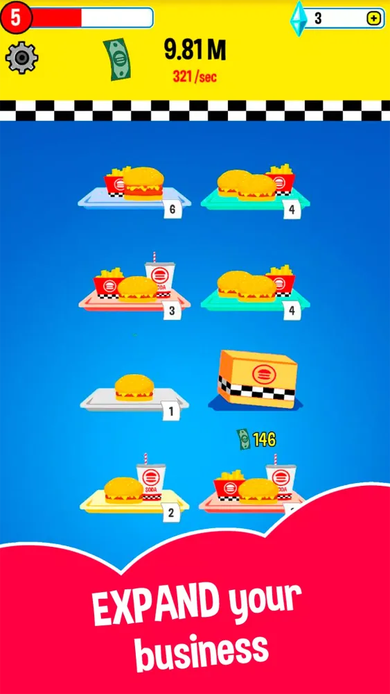 Burger Restaurant: Food Merge Screenshots