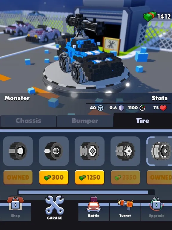 Pixel Battle Cars iPad  স্ক্রিনশট