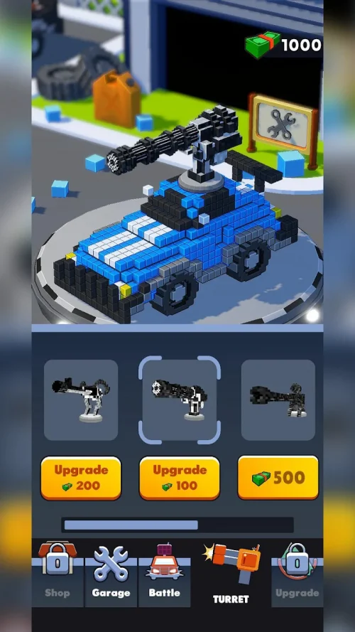 Cars Battle - Voxel Edition-screenshot-1