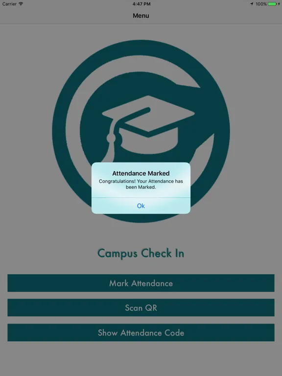 Campus CheckIn iPad  Ekran Görüntüleri