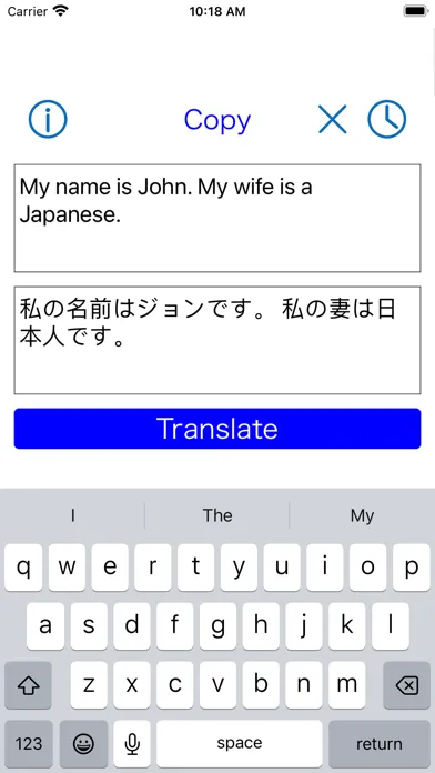 Zrzuty ekranu Translate English Japanese