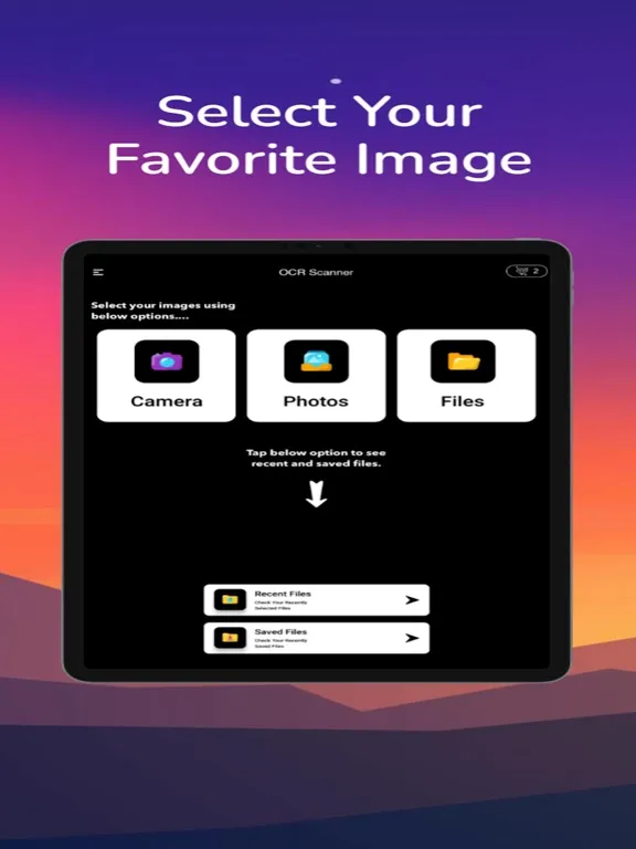 ภาพหน้าจอของ OCR-AI-Image To Text Extractor iPad 