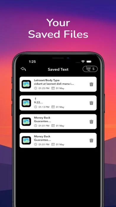 ภาพหน้าจอของ OCR-AI-Image To Text Extractor