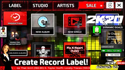 Tangkapan skrin Music Label Manager 2K20