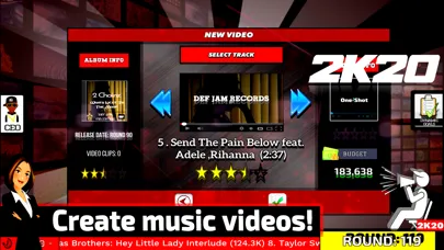 Tangkapan skrin Music Label Manager 2K20