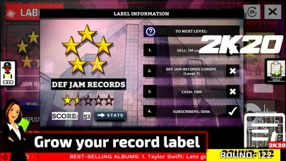 Tangkapan skrin Music Label Manager 2K20