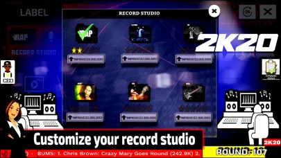 Tangkapan skrin Music Label Manager 2K20