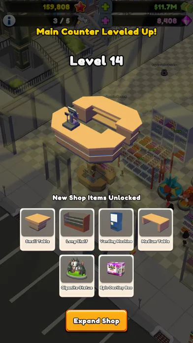 Capturas de tela do TCG Card Shop Tycoon 2