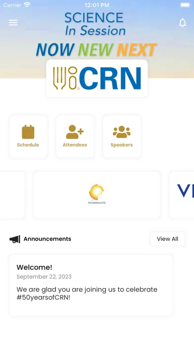 Capturas de pantalla de CRN Events