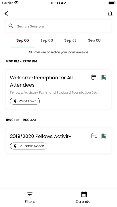 Скриншоты Packard Fellows Reunion