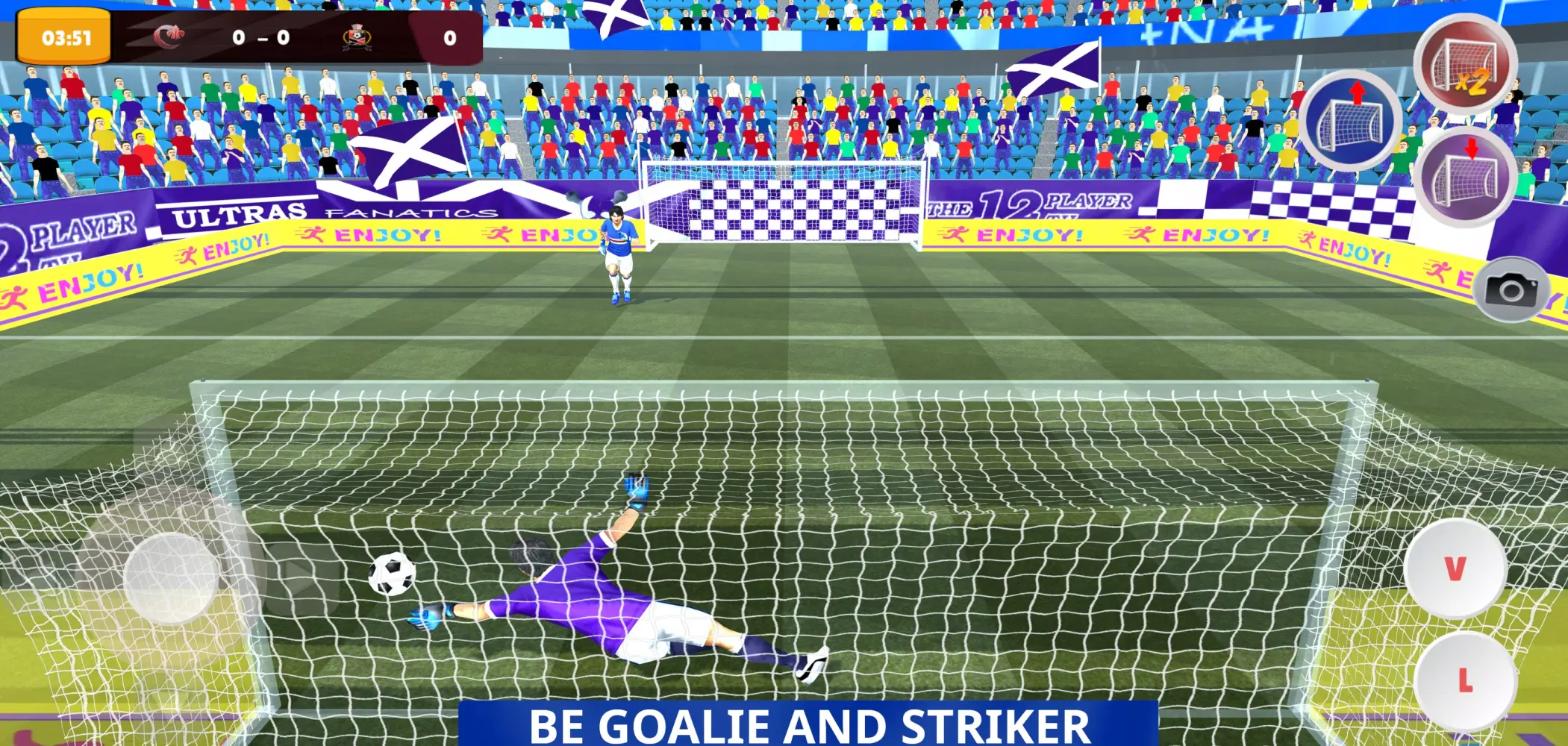 صور Goalie Wars Football Online