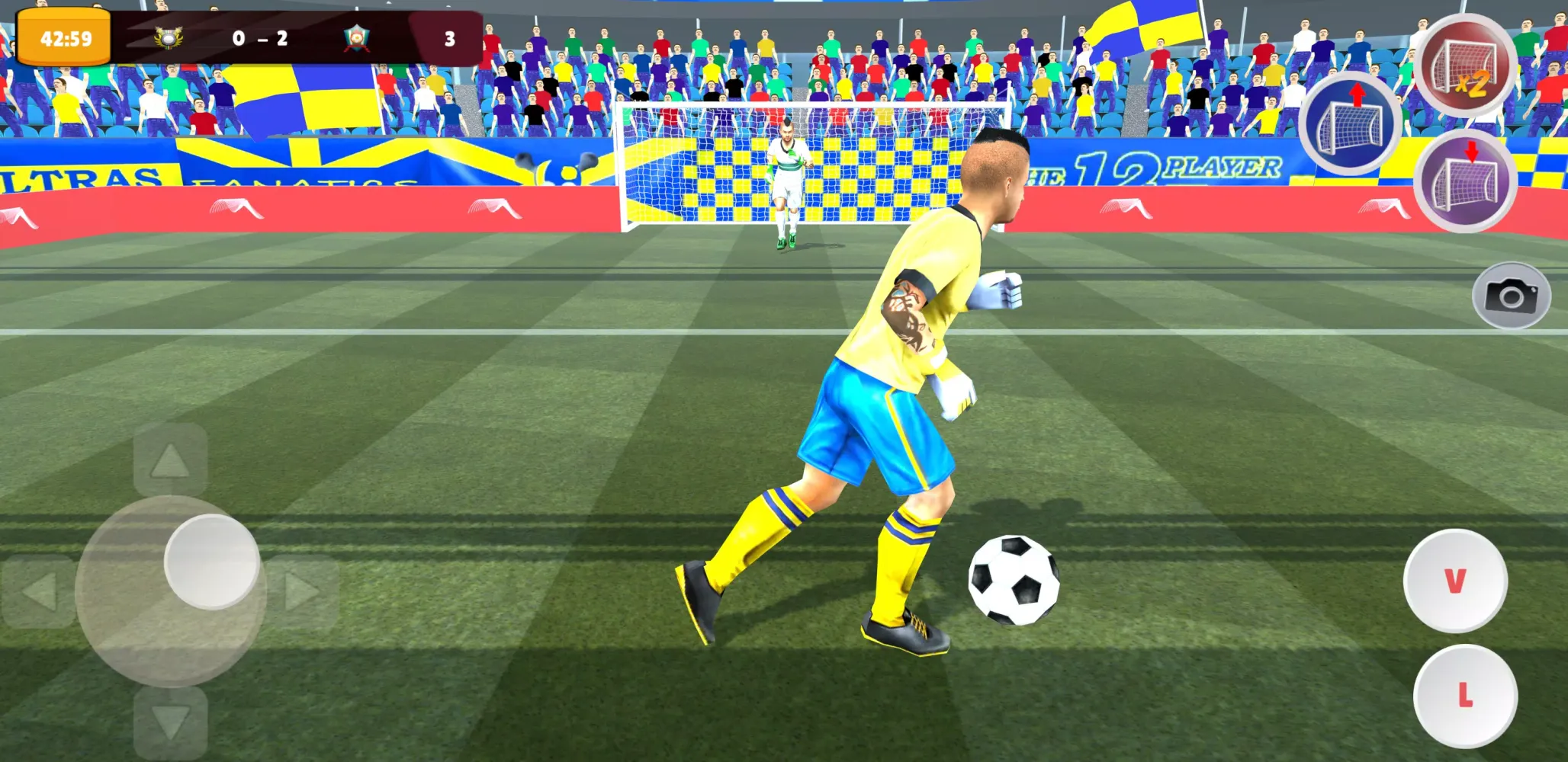 Goalie Wars Football Challenge Screenshots