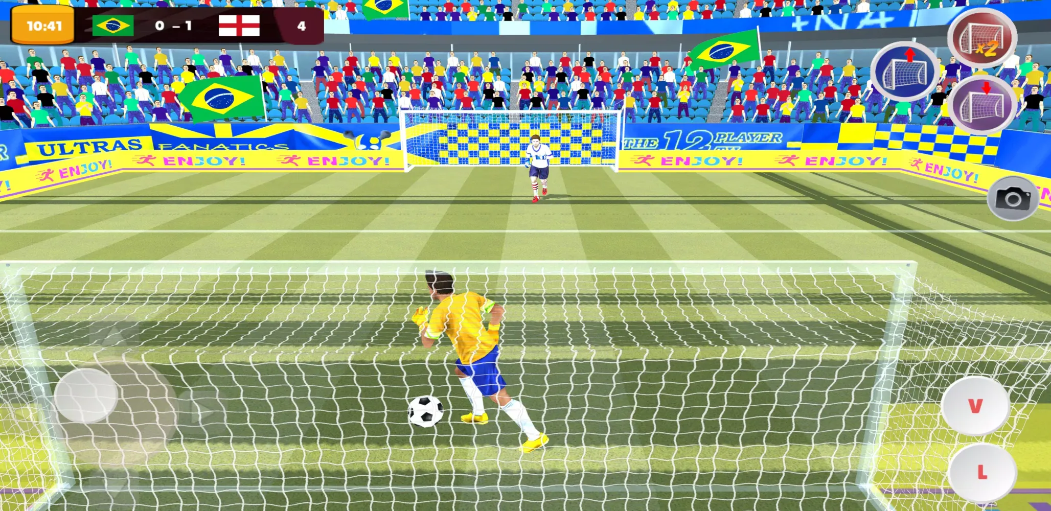 Goalie Wars Football Challenge Screenshots