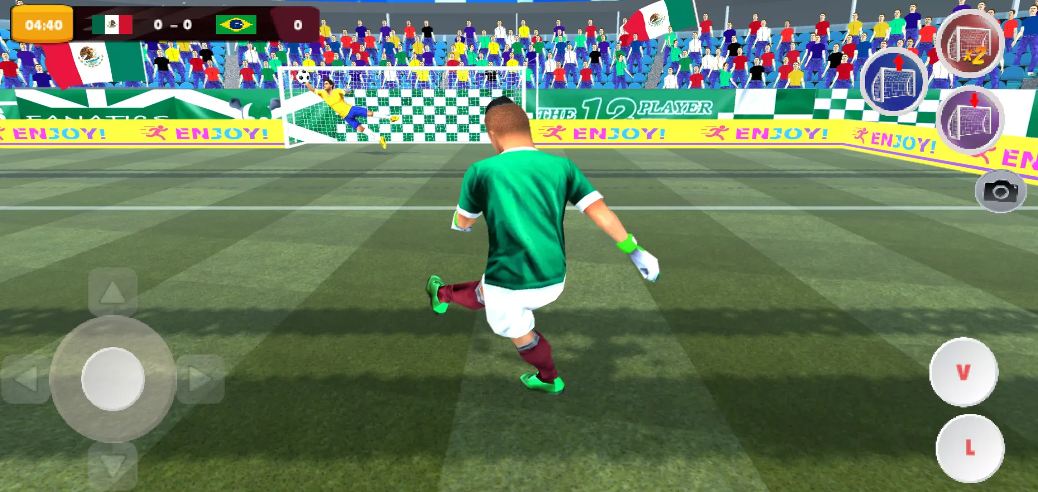 Goalie Wars Football Challenge Screenshots