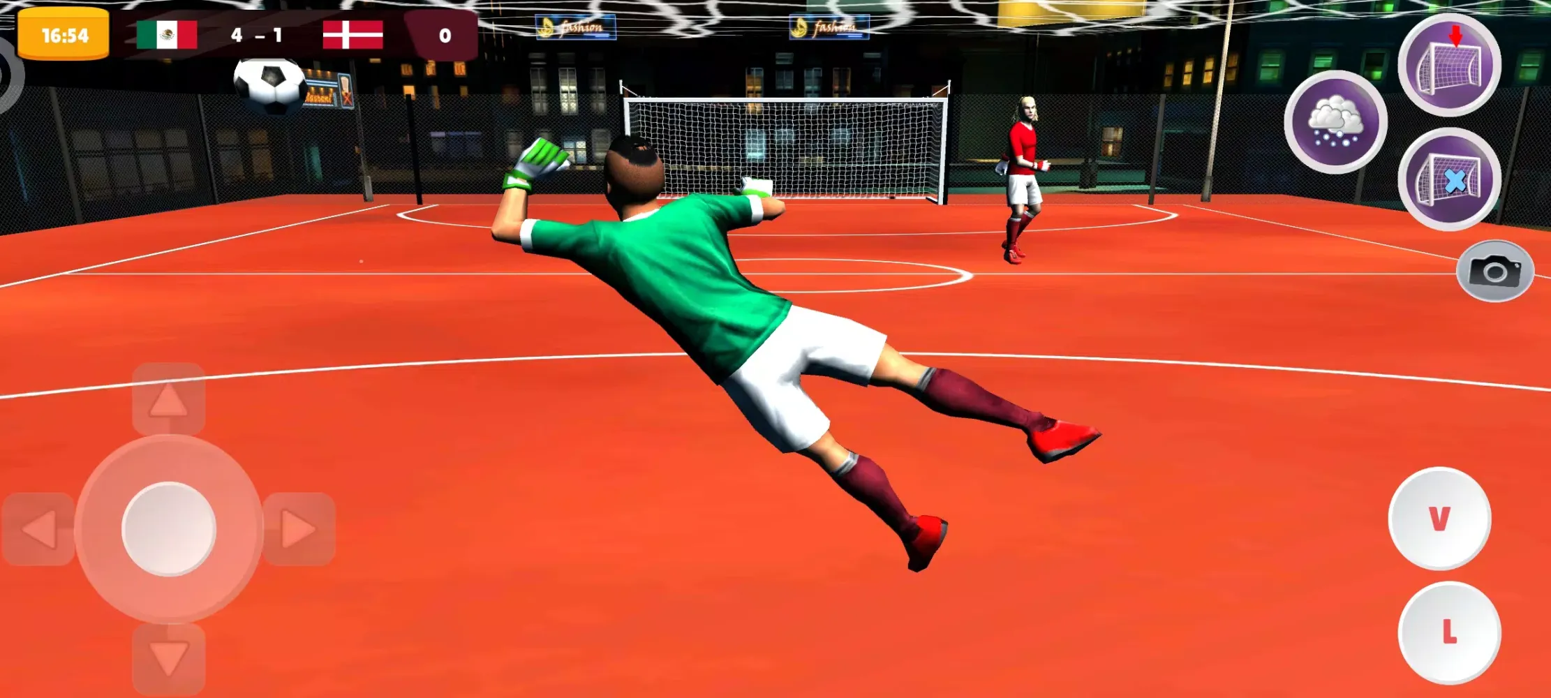 Goalie Wars Football Street Screenshots