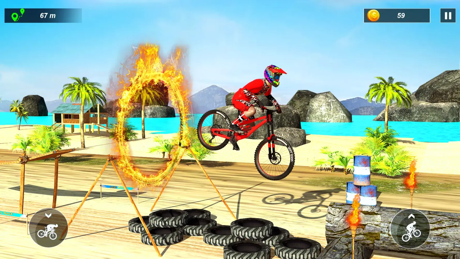 Stunt Cycle Game Screenshots
