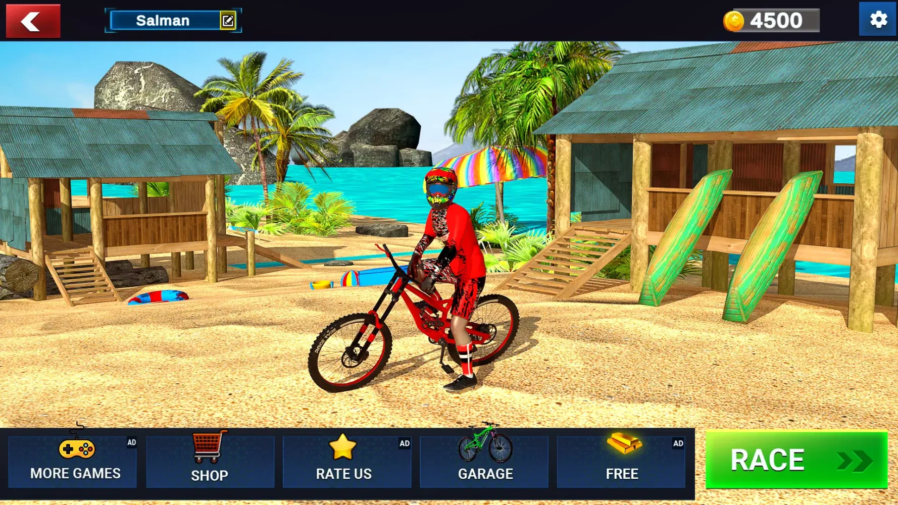 Stunt Cycle Game Screenshots
