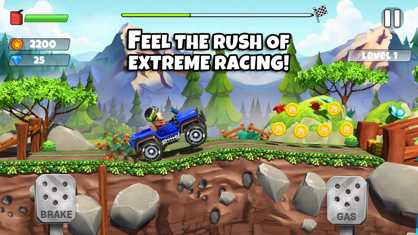 Capturas de tela do Uphill Rush